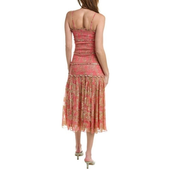 Hemant & Nandita Roop Pink Maxi Dress Size XL - Picture 3 of 14